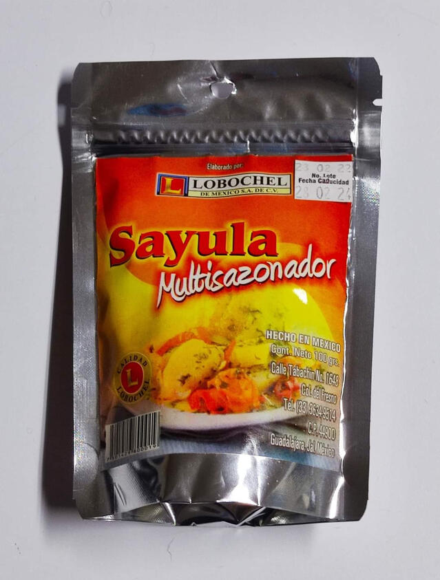 Multisazonador Sayula bolsa de 100grs a $687