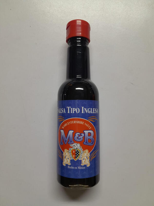 Salsa tipo Inglesa M&B de 180ml caja de 24 piezas a $602.25