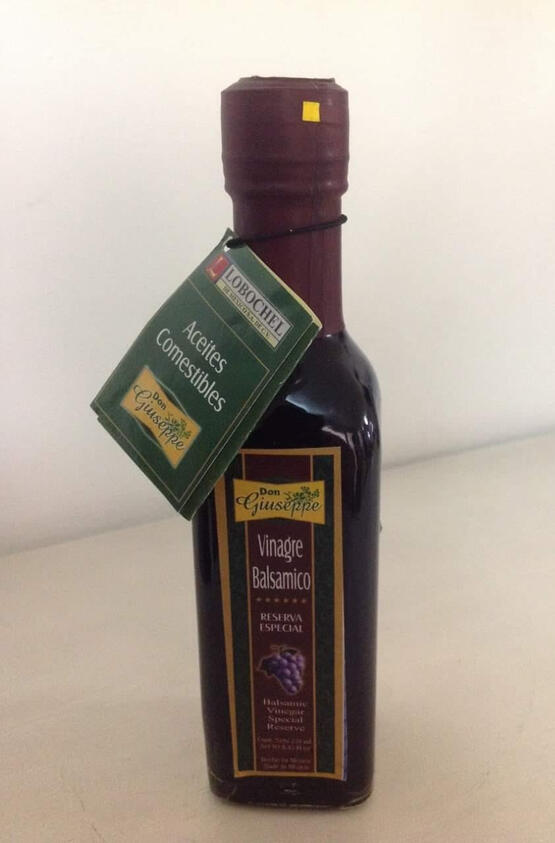 Vinagre balsámico de 250 ml caja de 24 piezas a $1188.90